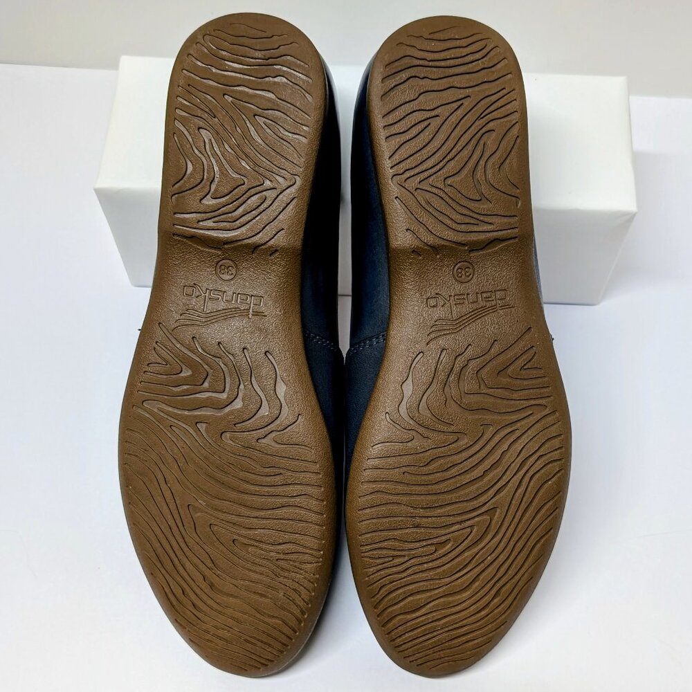 Dansko Larisa Navy Milled Nappa Flat - Picture 11 of 16
